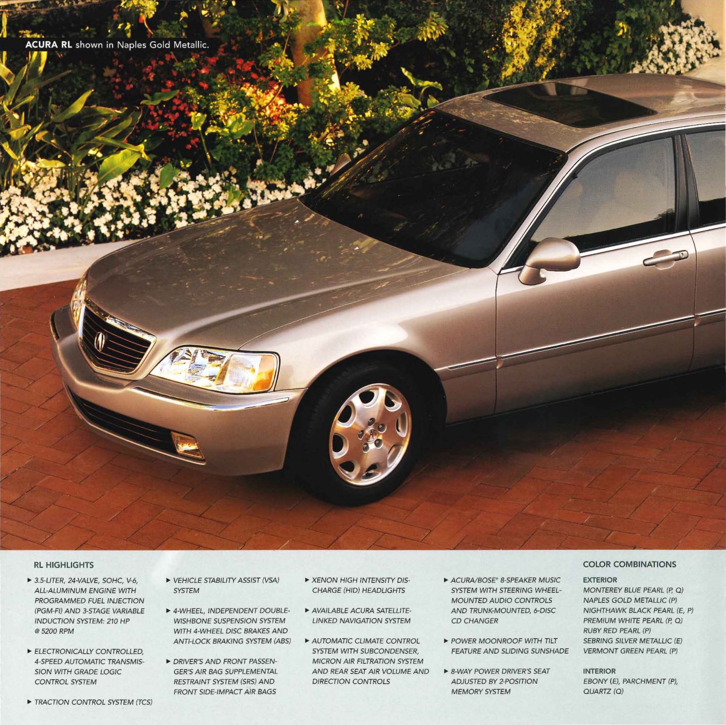 2000 Acura Brochure Page 12